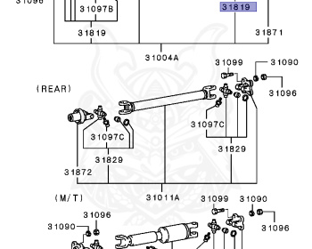 Mitsubishi - Delica Star Wagon - P35W - 1992 - HSNPT2 - 4D56