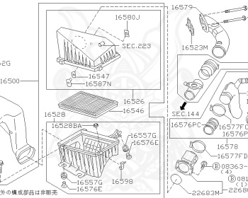 Nissan - Cima - FGY33 - 2000 - 30LV - SEDAN(S) - AUTOMATIC TRANSMISSION(AT) - 2-link IRS suspension (2WD.IRS) - VQ30DET