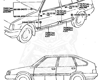 Toyota - Corolla - AE81 - 1983 - SX TYPE - 5-DOOR (3-BOX) - Manual - 3ALU