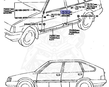 Toyota - Corolla - AE81 - 1983 - SX TYPE - 5-DOOR (3-BOX) - Manual - 3ALU