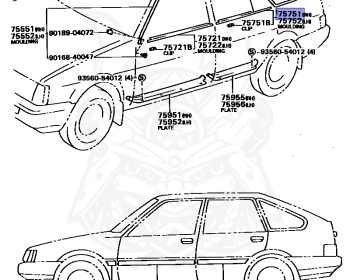 Toyota - Corolla - AE81 - 1983 - SX TYPE - 5-DOOR (3-BOX) - Manual - 3ALU