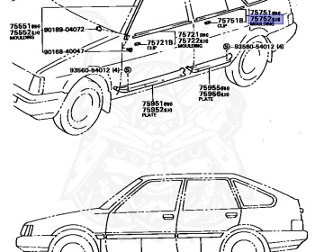 Toyota - Corolla - AE81 - 1983 - SX TYPE - 5-DOOR (3-BOX) - Manual - 3ALU