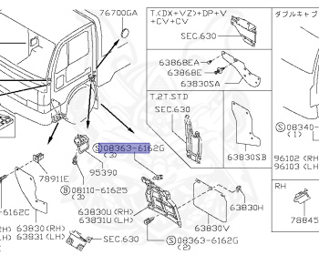 Nissan - Atlas - H41 - 1995 - Normal Roof Deluxe A Chassis - TRUCK(T) - 2 WHEEL DRIVE(2WD) - MANUAL TRANSMISSION(MT) - FD42