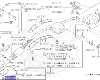 Nissan - Skyline GT-R - BNR32 - 1991 - GT-R - 2-door sports coupe (2K) - Hi-cast 4-link (HI.4WD) - MANUAL TRANSMISSION(MT) - RB26DETT