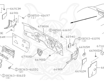 Nissan - Fairlady Z - Z32 - 1991 - 300ZX - AUTOMATIC TRANSMISSION(AT) - T-bar roof (KZ) - VG30D