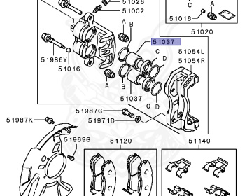 Mitsubishi - Delica - PD6W - 1996 - HSEUE9 - 6G72