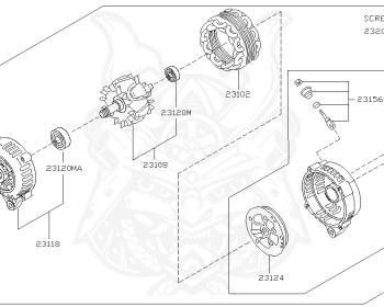 Nissan - Teana - J31 - 2004 - JK - SEDAN(S) - 2 WHEEL DRIVE(2WD) - AUTOMATIC TRANSMISSION(AT) - VQ23DE