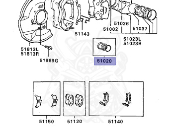 Mitsubishi - Pajero - L044G - 1986 - WNTX - 4D56