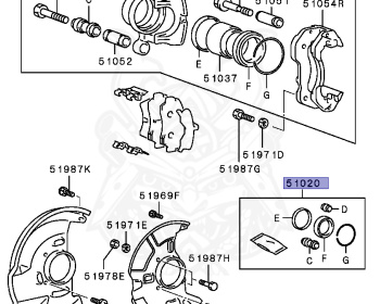 Mitsubishi - Delica Star Wagon - P04W - 1991 - HSRPE2 - 4G64