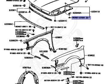 Toyota - Camry - CV30 - 1990 - VR TYPE - HARDTOP - Automatic - 2CT