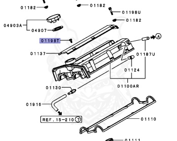 Mitsubishi - Lancer - CB6A - 1996 - SRPM2 - 6A10