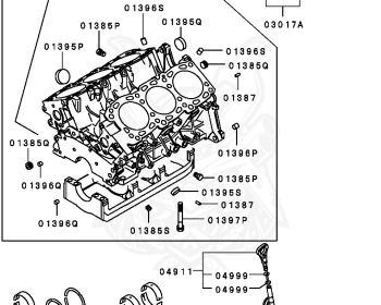 Mitsubishi - Pajero - V25W - 1995 - GYXC - 6G74