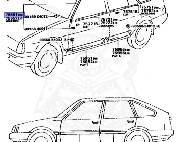 Toyota - Corolla - AE81 - 1983 - SX TYPE - 5-DOOR (3-BOX) - Manual - 3ALU