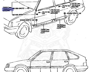 Toyota - Corolla - AE81 - 1983 - SX TYPE - 5-DOOR (3-BOX) - Manual - 3ALU