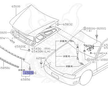 Nissan - Cedric/Gloria - Y34 - 2000 - 300LV - HARDTOP(K) - 2 WHEEL DRIVE(2WD) - AUTOMATIC-FLOOR SHIFT(AT.F4) - VQ30DD