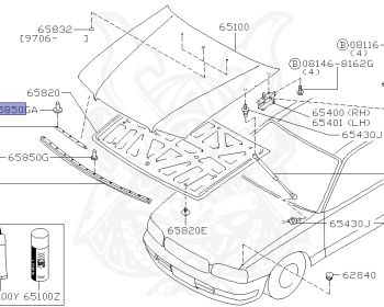Nissan - Cedric/Gloria - Y33 - 1997 - Broam J - HARDTOP(K) - 2 WHEEL DRIVE(2WD) - AUTOMATIC TRANSMISSION(AT) - IRS TYPE(IRS) - VQ25DE