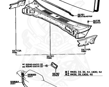 Genuine Hilux RN39 Exterior OEM parts supplied from Japan - Nengun