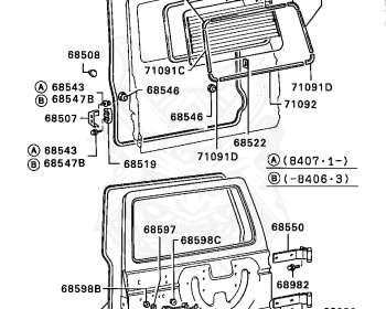 Mitsubishi - Pajero - L149G - 1990 - WRFX - 4D56