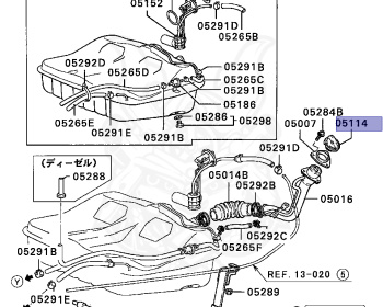 Mitsubishi - Galant - E11A - 1986 - SKJG - 4G32