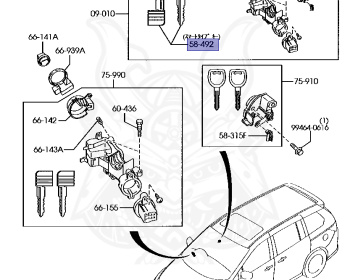 Mazda - MPV - LY3P - Dec-2005 - Right hand - L3-VE
