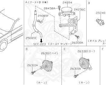 Nissan - Silvia - S15 - 1999 - SPEC S - HARDTOP(K) - AUTOMATIC-FLOOR SHIFT(AT.F4) - TWO WHEELS STEERING(2WS) - SR20DE