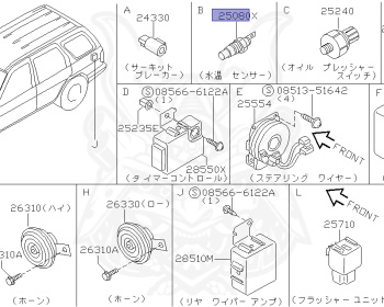 Nissan - Pathfinder - R50 - 2001 - XE TYPE - WAGON(W) - 2 WHEEL DRIVE(2WD) - AUTOMATIC TRANSMISSION(AT) - VG33E