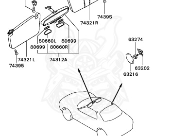 fto de3a インパネ Genuine FTO DE3A Interior OEM parts supplied from Japan - Nengun