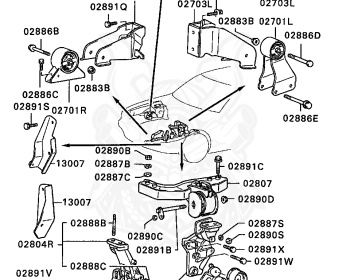 Mitsubishi - Mirage - C83A - 1987 - MNDM - 4G61