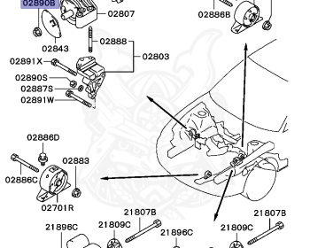 Mitsubishi - Lancer - CK8A - 1998 - PNXT - 4D68