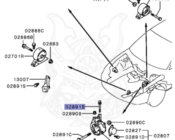 Mitsubishi - Mirage - CD7A - 1996 - SRHT - 4D65