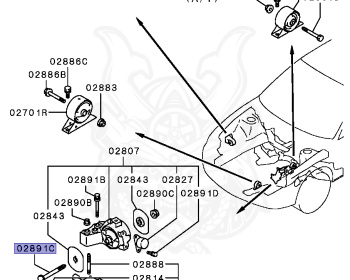 Mitsubishi - Lancer - CB6A - 1996 - PNHM - 6A10