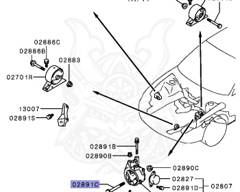Mitsubishi - Mirage - CB8A - 1995 - PNHT - 4D68