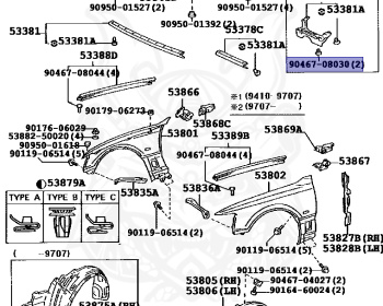Toyota - Celsior - UCF20 - 1998 - B TYPE - Automatic - 1UZFE