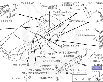 Nissan - Skyline - R34 25GTT - ER34 - 2000 - 25GT TURBO - 2-door hardtop (2K) - AUTOMATIC-FLOOR SHIFT(AT.F4) - HI-CAS 2-Link Drive (HI.2WD) - RB25DET