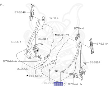 Nissan - Skyline - R34 25GTT - ER34 - 1998 - 25GT TURBO - 4 DOOR SEDAN(4S) - AUTOMATIC-FLOOR SHIFT(AT.F4) - Hi-Cas 2-Link (HI.2WD) - RB25DET