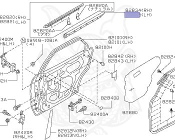 Nissan - Skyline - R34 25GT - ENR34 - 2000 - 25GT - 4 DOOR SEDAN(4S) - AUTOMATIC-FLOOR SHIFT(AT.F4) - High-speed 2-link (IRS.2WD) - RB25DE