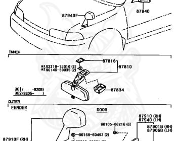 Toyota - Corolla - AE101 - 1991 - SE-G TYPE - 4-DOOR(SEDAN) - Manual - 4AFE