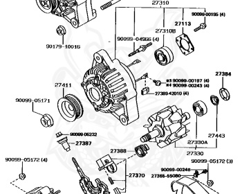 Toyota - Tercel - EL41 - 1993 - VC TYPE - 4 DOOR - Automatic - 4EFE