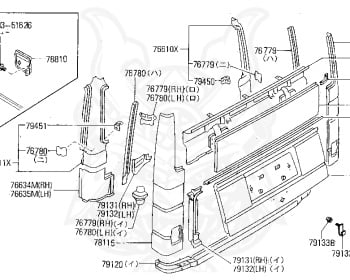 Nissan - Civilian - W40 - 1990 - DELUXE TYPE - LONG BODY(LB) - MANUAL TRANSMISSION(MT) - STANDARD GRADE(STD) - HIGHT ROOF(HR) - ED35