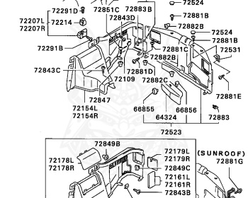 Mitsubishi - GTO - Z16A - 1993 - MNGF3 - 6G72