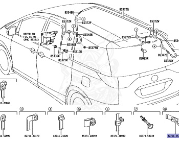 Toyota - Estima Hybrid - AHR20W - 2012 - TYPE X - 2AZFXE