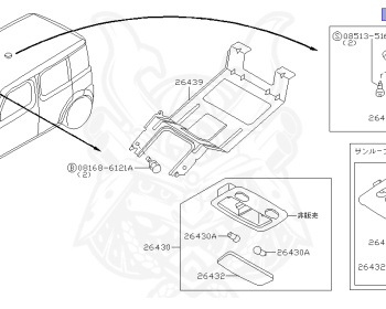 Nissan - Cube - Z11 - 2005 - AX GRADE - WAGON(W) - 2 WHEEL DRIVE(2WD) - AUTOMATIC TRANSMISSION(AT) - CR14DE