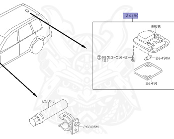 Nissan - X-Trail - T30 - 2004 - X GRADE - WAGON(W) - 2 WHEEL DRIVE(2WD) - AUTOMATIC TRANSMISSION(AT) - QR20DE