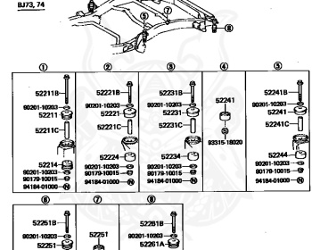 Toyota - Land Cruiser - BJ70 - 1985 - STANDARD TYPE - SOFTTOP - Manual - 3B