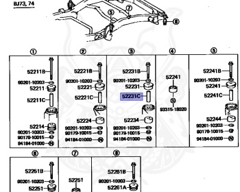 Toyota - Land Cruiser - BJ70 - 1985 - STANDARD TYPE - SOFTTOP - Manual - 3B