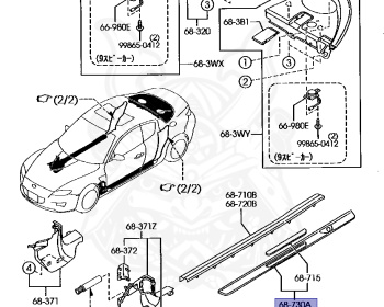 Mazda - RX-8 - SE3P - Feb-2003 - Right hand - 13-MSP