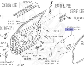 Nissan - Skyline - R34 25GT - ENR34 - 1998 - 25GT - 4 DOOR SEDAN(4S) - AUTOMATIC-FLOOR SHIFT(AT.F4) - High cast, 2-link (IRS.2WD) - RB25DE