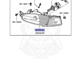 Mitsubishi - Mirage - CJ1A - 1995 - MNJE - 4G13