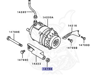 Mitsubishi - Jeep - J53 - 1989 - FT - 4DR6