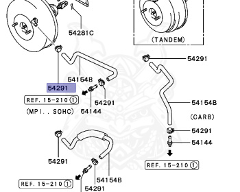 Mitsubishi - Galant - E54A - 1996 - PNXM3 - 6A12